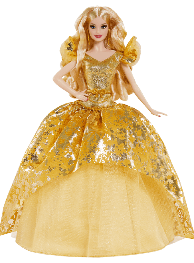 2020 Holiday Barbie Doll, Blonde Long Hair New Arrival