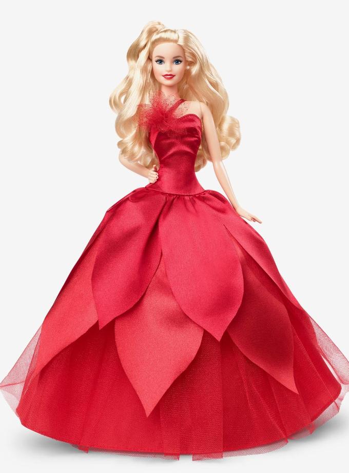 2022 Holiday Barbie Doll, Blonde Hair New Arrival