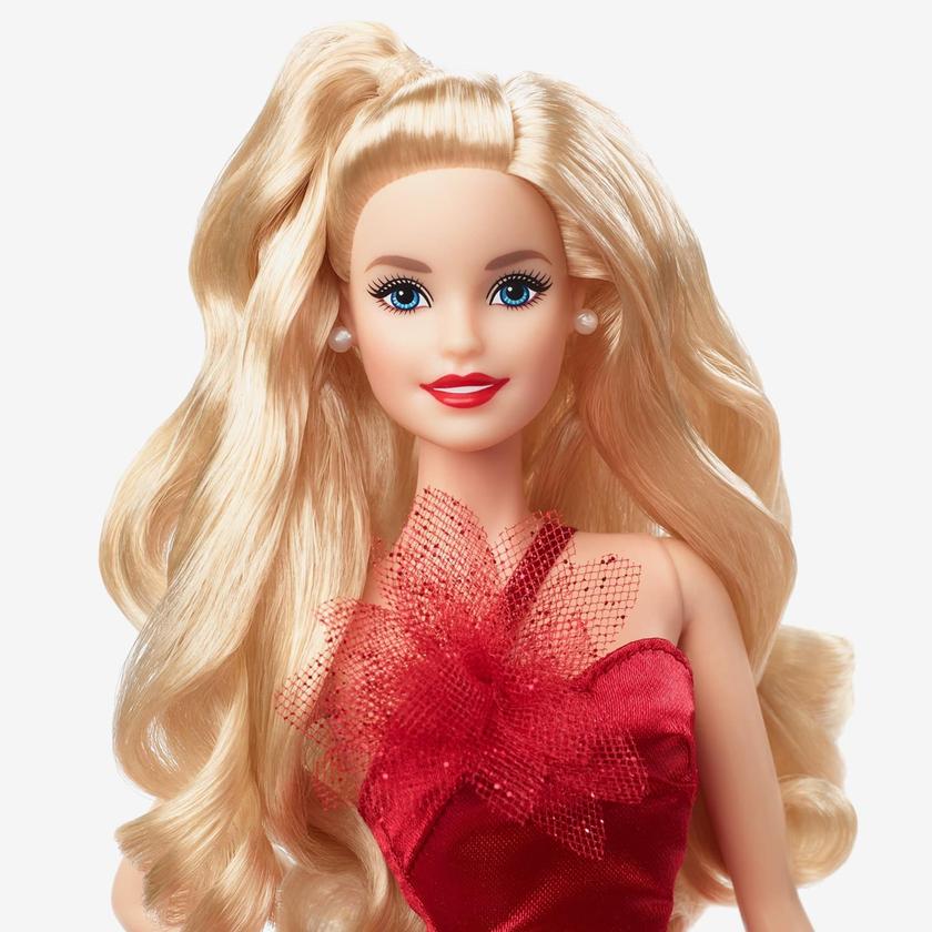 2022 Holiday Barbie Doll, Blonde Hair New Arrival