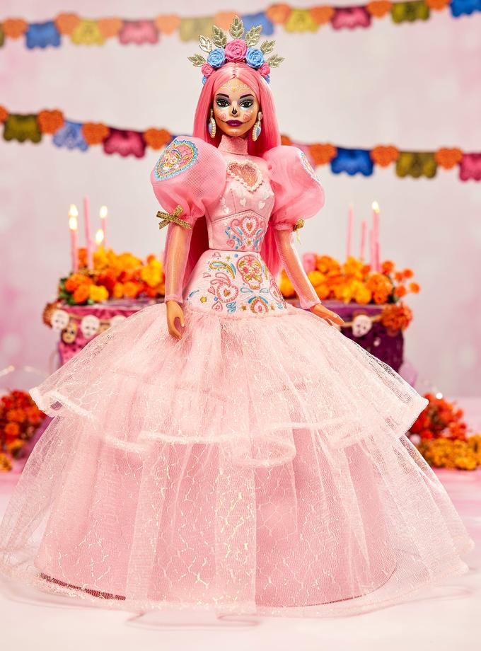 2023 Día De Muertos Barbie x Pink Magnolia Doll High Quality