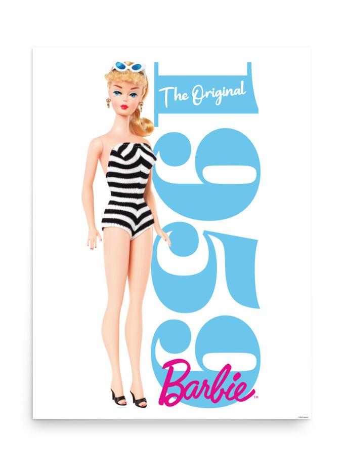 Barbie 1959 Original Poster High Quality