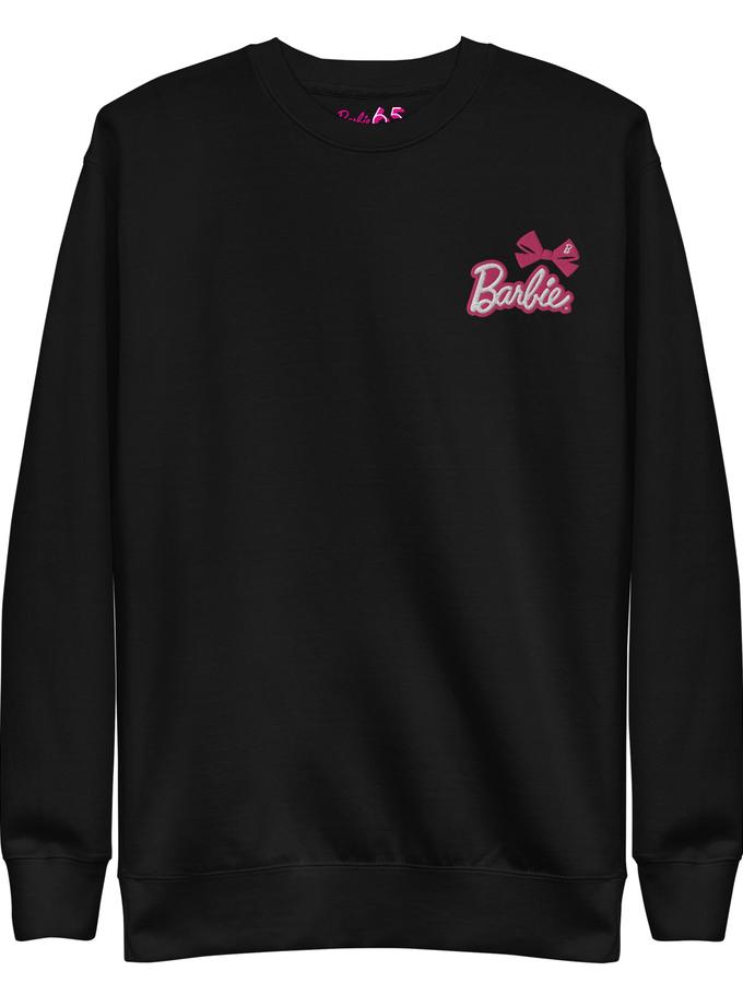 Barbie 1960's Embroidered Bow Sweatshirt On Sale