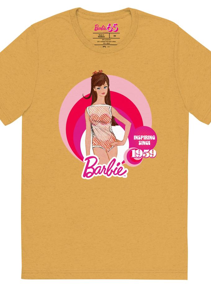 Barbie 1960's Inspiring Since 1959 Yellow T-Shirt Best Price