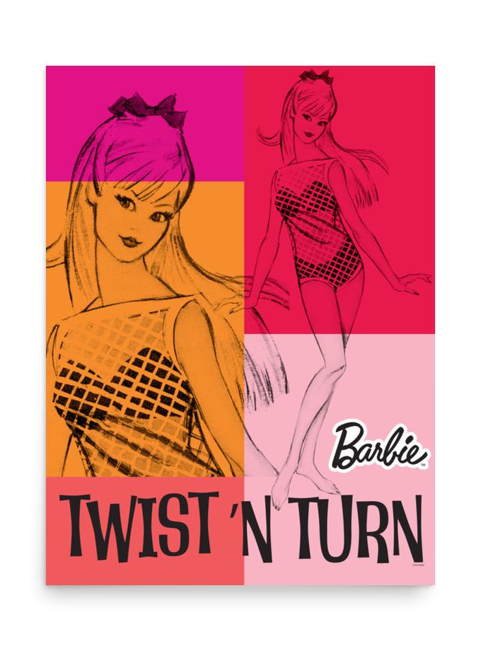 Barbie 1960's Twist N' Turn Poster Best Price