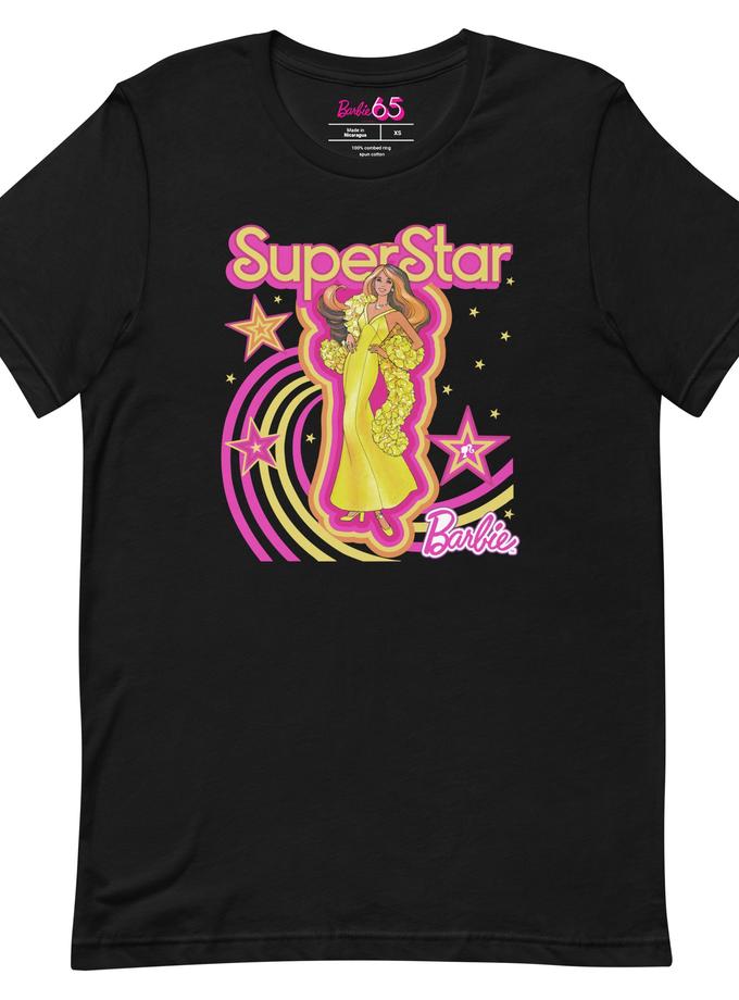 Barbie 1970's Superstar Black T-Shirt New Arrival