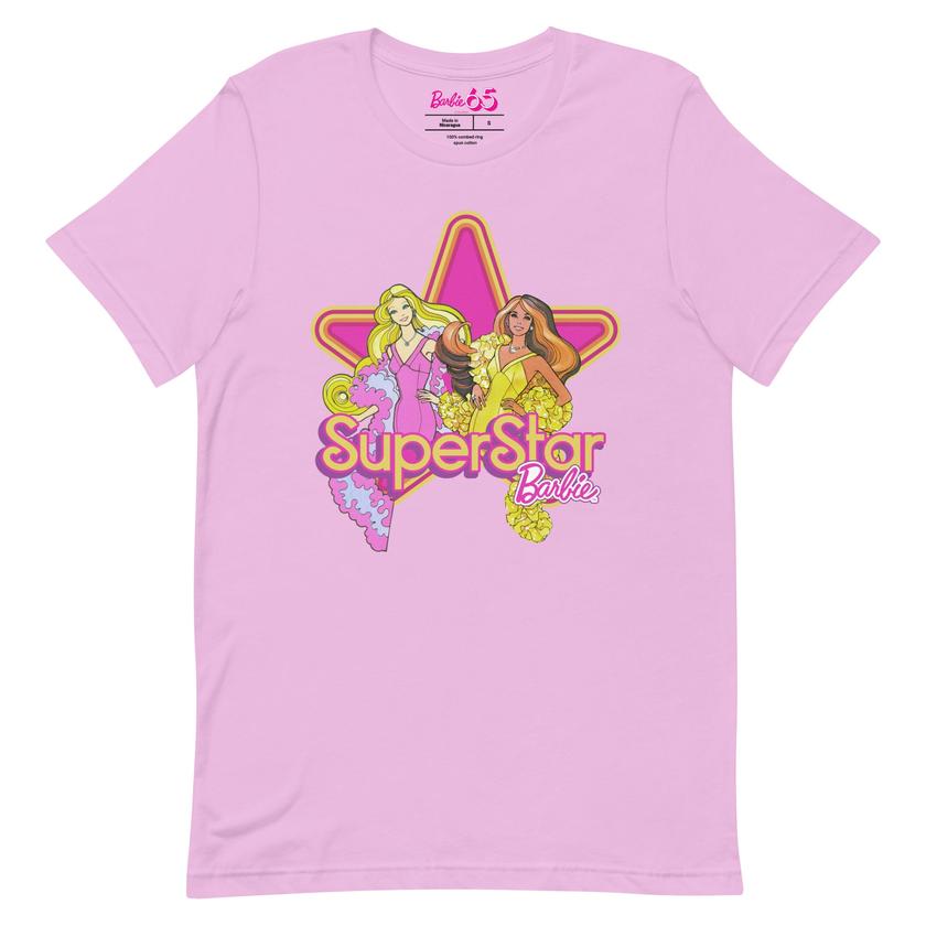 Barbie 1970's Superstar Pink T-Shirt High Quality