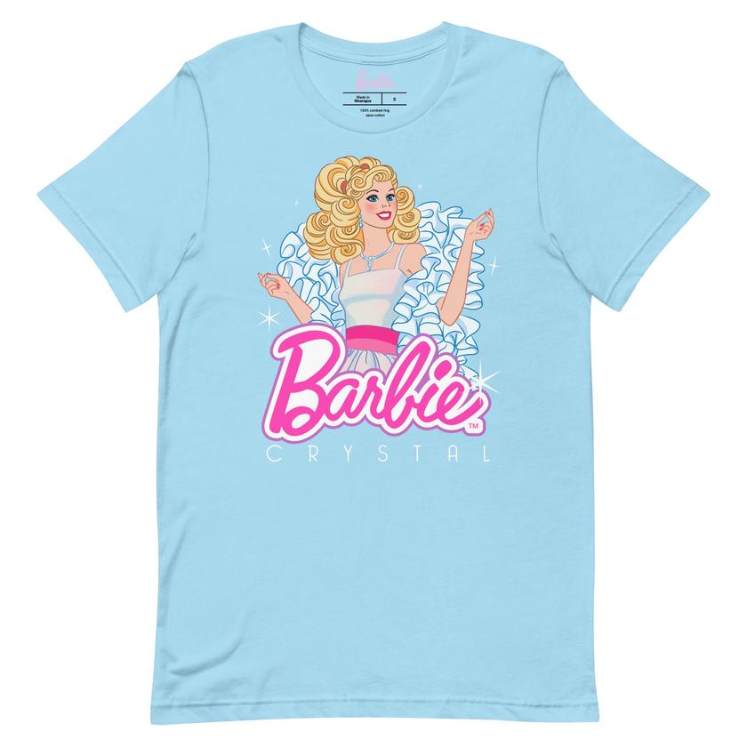 Barbie 1980's Crystal Blue T-Shirt New Arrival