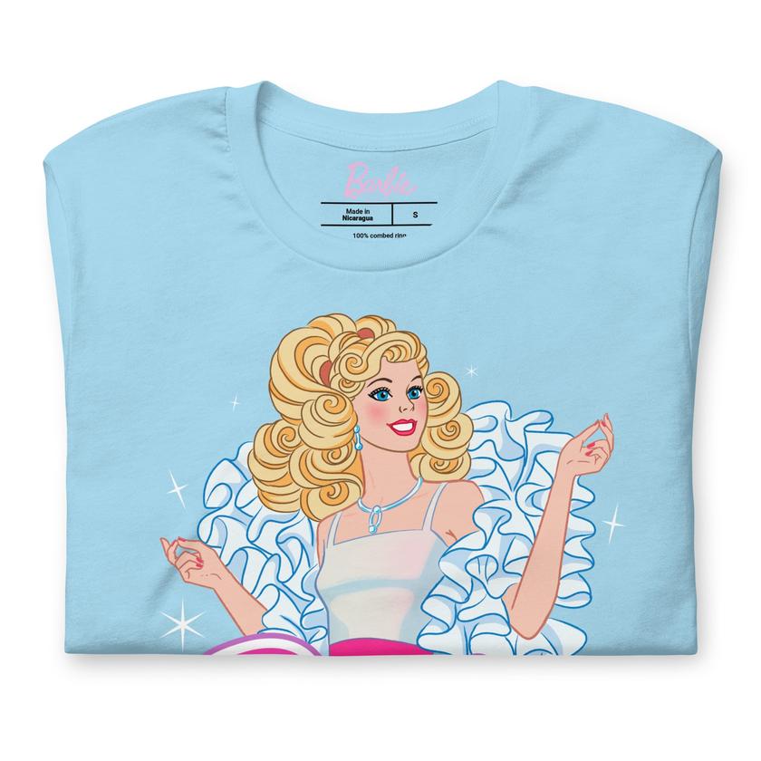 Barbie 1980's Crystal Blue T-Shirt New Arrival