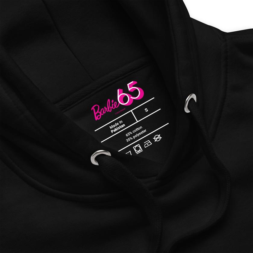 Barbie 1980's Howdy Ken Embroidered Black Hoodie High Quality