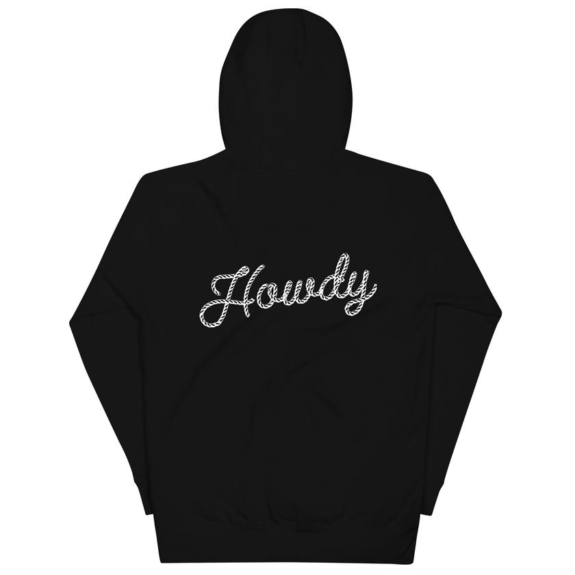 Barbie 1980's Howdy Ken Embroidered Black Hoodie High Quality