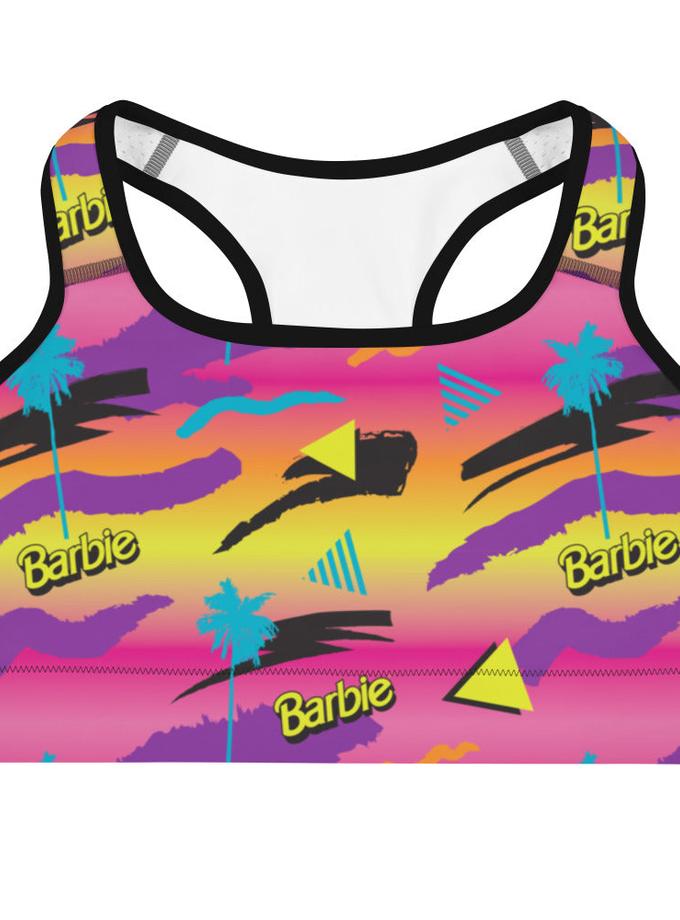 Barbie 1990's Hot Skatin' Sports Bra High Quality