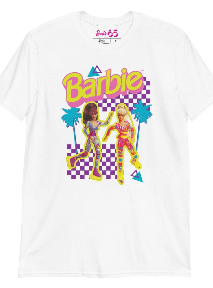 Barbie 1990's Hot Skatin' White T-Shirt New Arrival