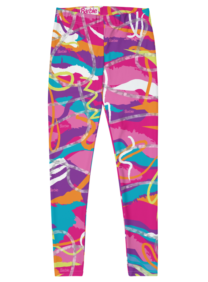 Barbie 80s Themed Neon Print Leggings On Sale