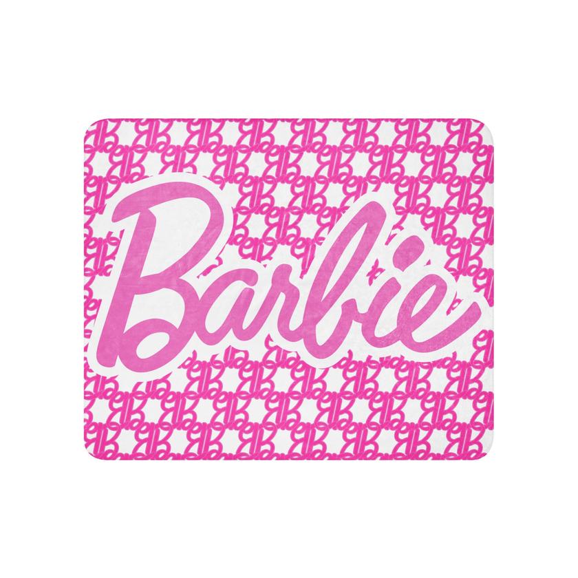 Barbie Logo Sherpa Blanket New Arrival