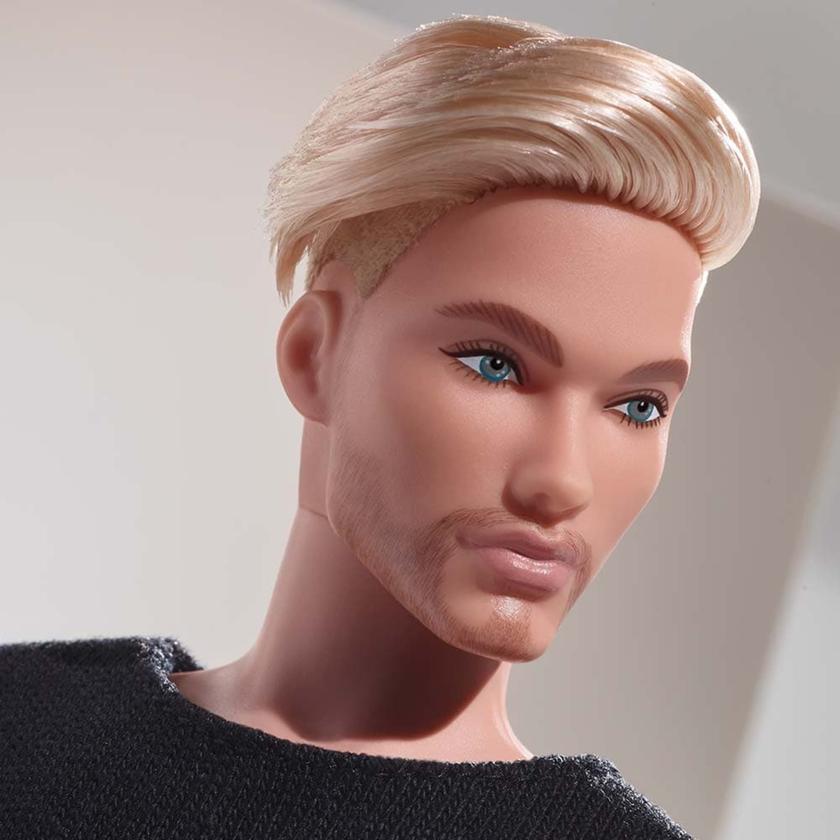 Barbie Looks Ken Doll (Blonde with Facial Hair) High Quality