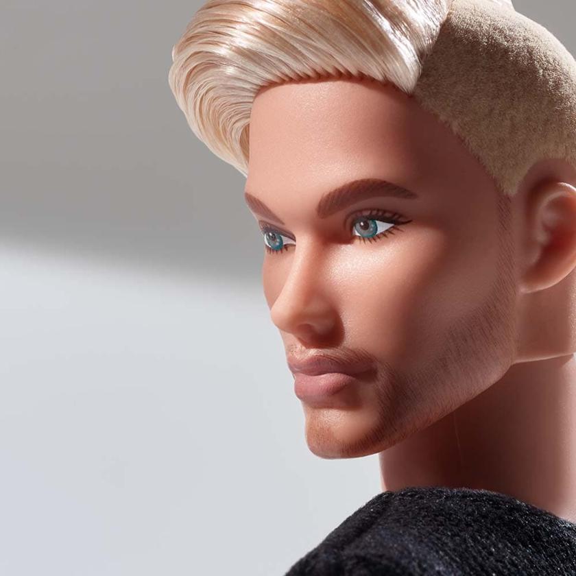 Barbie Looks Ken Doll (Blonde with Facial Hair) High Quality