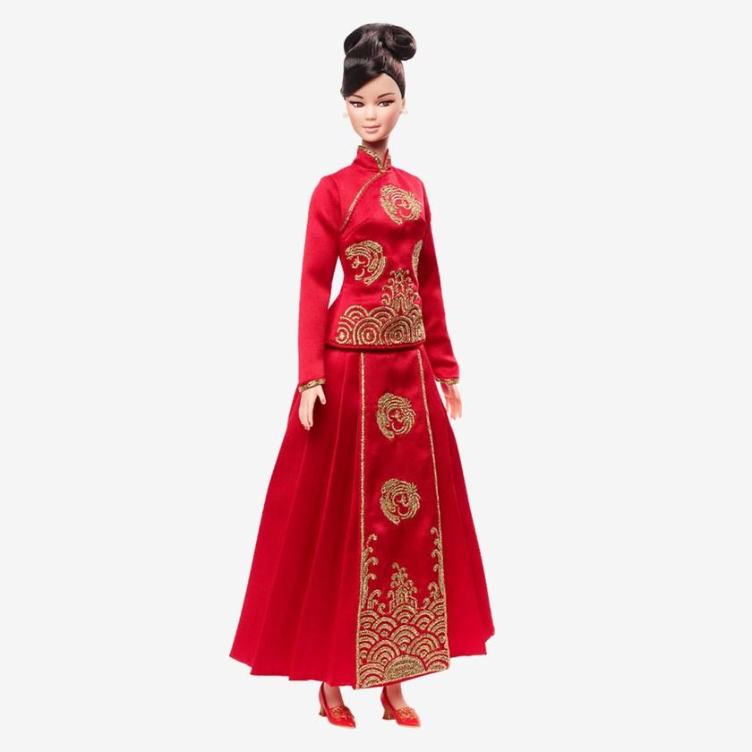 Barbie Lunar New Year Doll Designed by Guo Pei For Sale