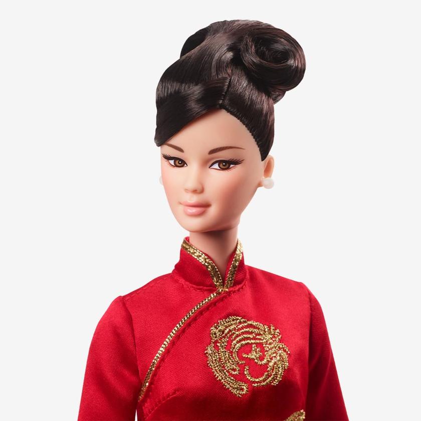 Barbie Lunar New Year Doll Designed by Guo Pei For Sale