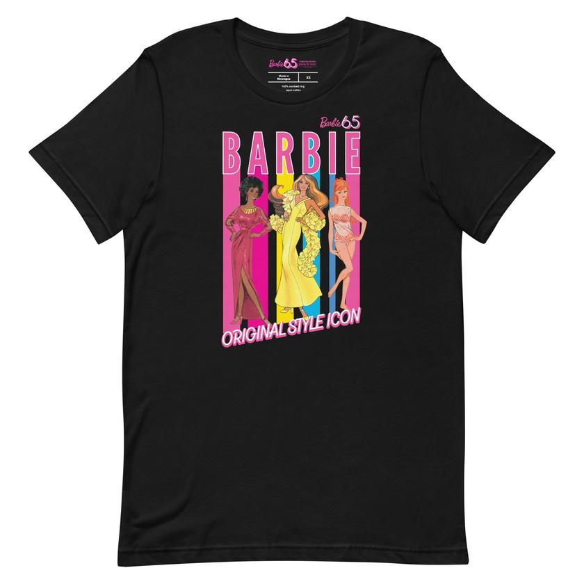 Barbie Original Style Icon Black T-Shirt New Arrival