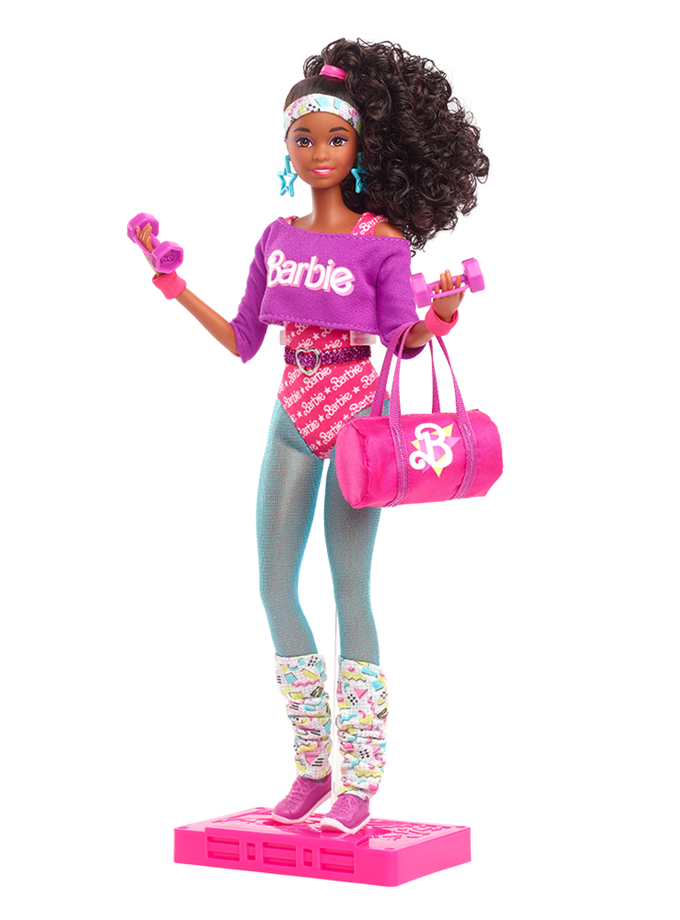 Barbie Rewind Doll - Workin' Out Free shipping