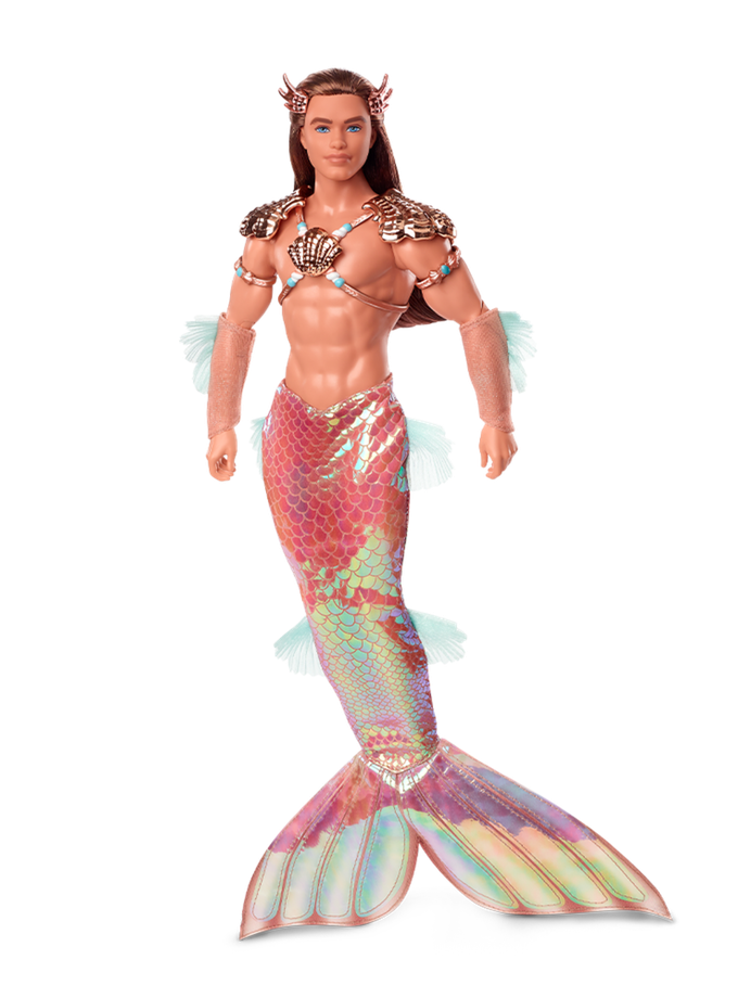 Barbie Signature King Ocean Ken Merman Doll Best Buy