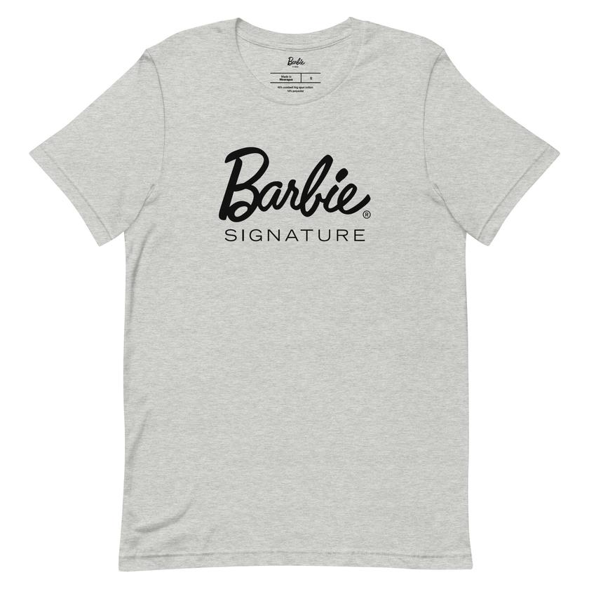 Barbie Signature Logo Grey T-Shirt Best Price