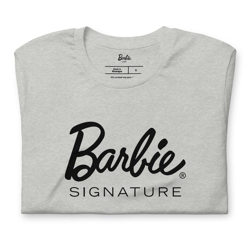 Barbie Signature Logo Grey T-Shirt Best Price