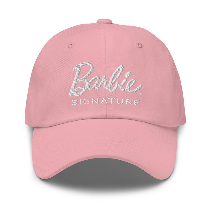 Barbie Signature Logo Pink Dad Hat For Sale