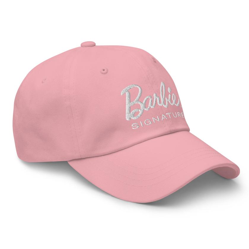 Barbie Signature Logo Pink Dad Hat For Sale