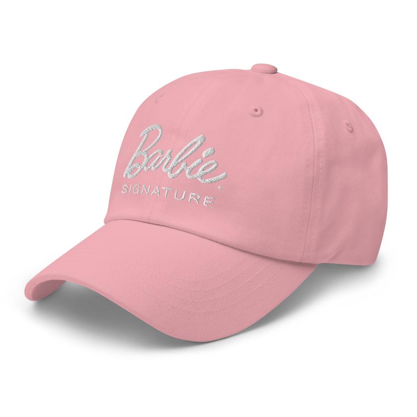 Barbie Signature Logo Pink Dad Hat For Sale