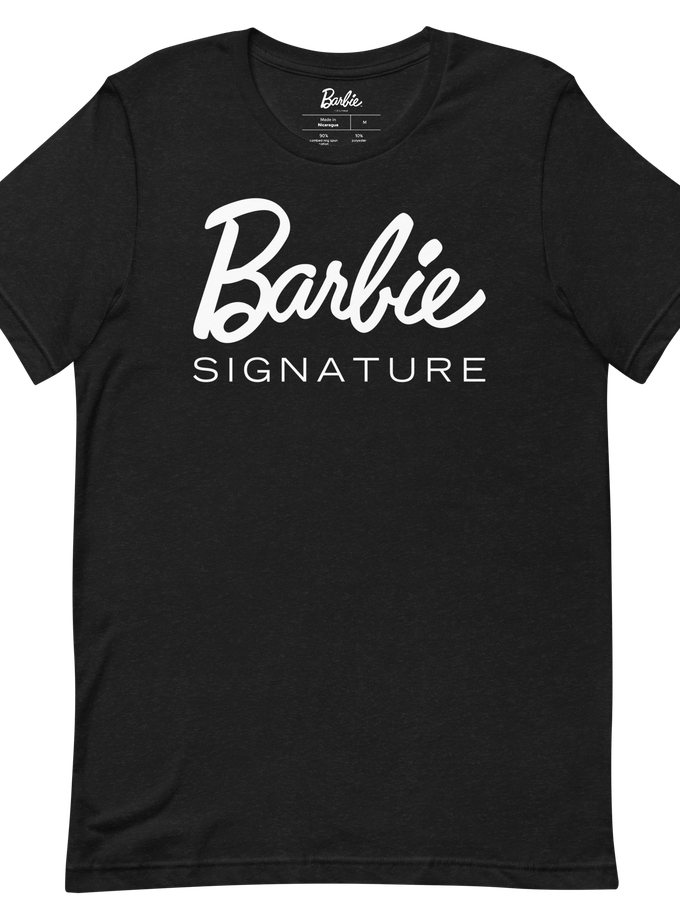 Barbie Signature Logo Unisex Black T-Shirt Best Price