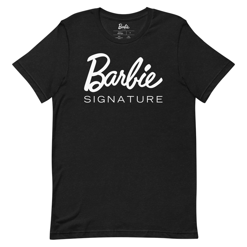 Barbie Signature Logo Unisex Black T-Shirt Best Price