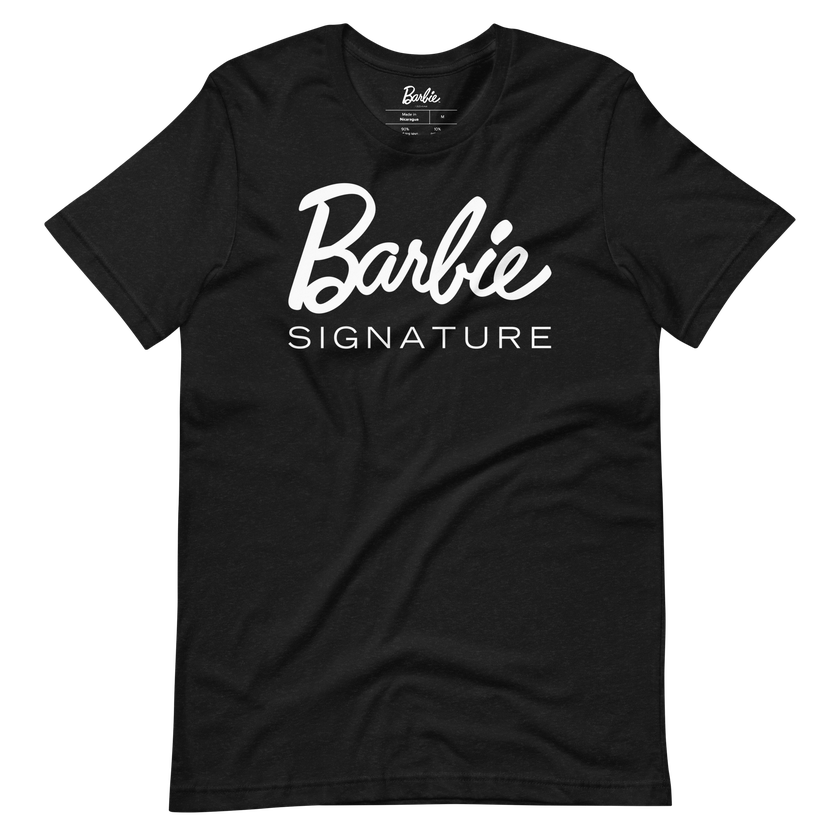 Barbie Signature Logo Unisex Black T-Shirt Best Price