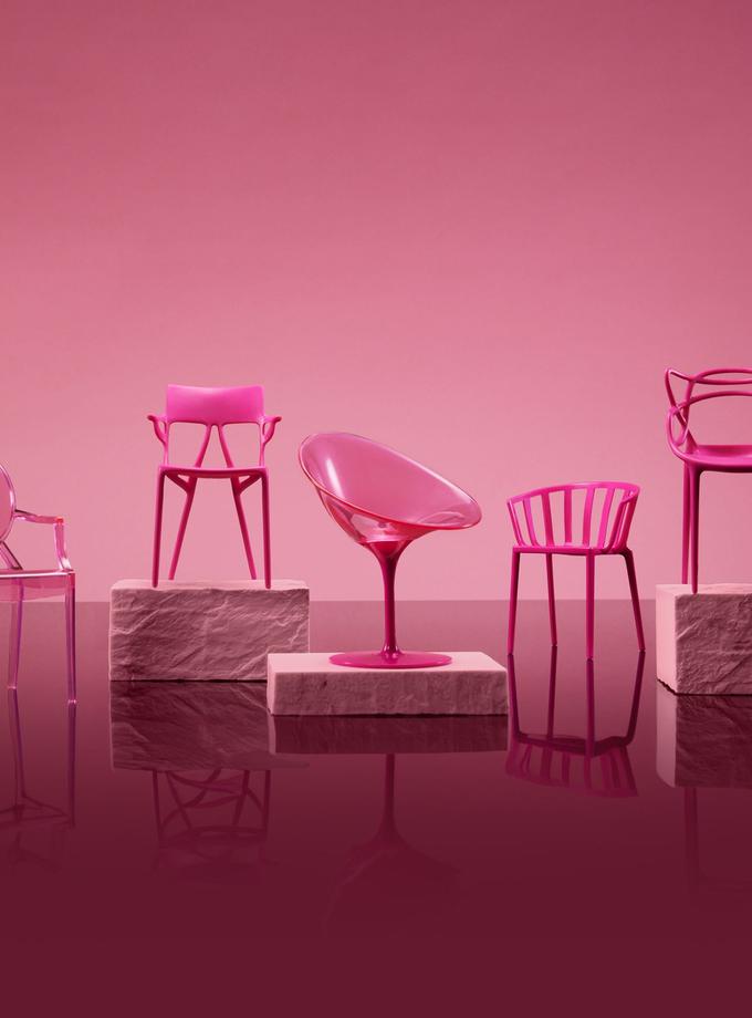 Barbie x Kartell 5-Piece Doll-Sized Chair Set Best Seller