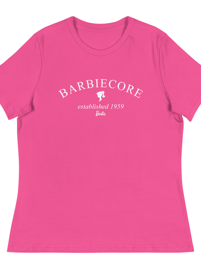 Barbiecore™ Established 1959 Logo Women's Relaxed T-Shirt For Sale