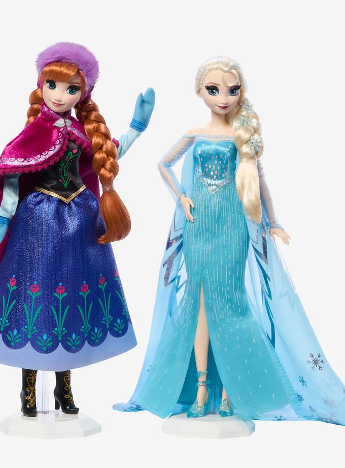 Disney100 Frozen Anna and Elsa Collector Dolls On Sale