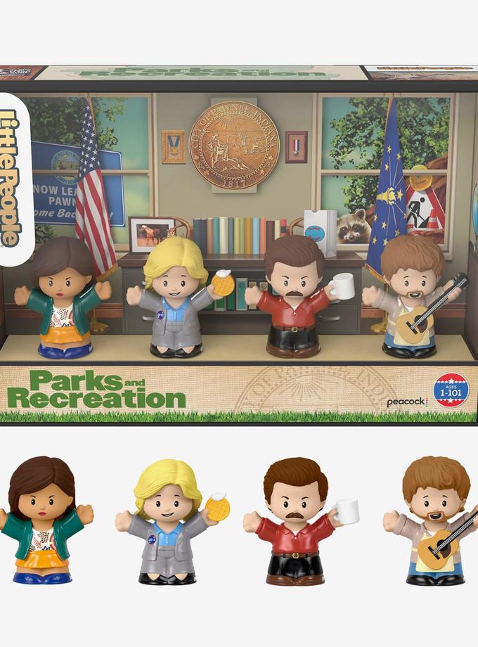 Fisher-Price Little People Collector Parks and Recreation Set Same Day Delivery