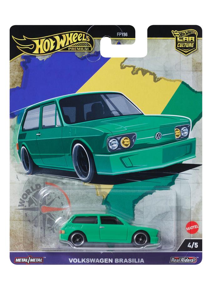 Hot Wheels Car Culture Circuit Legends Volkswagen Brasilia T9678 For Sale