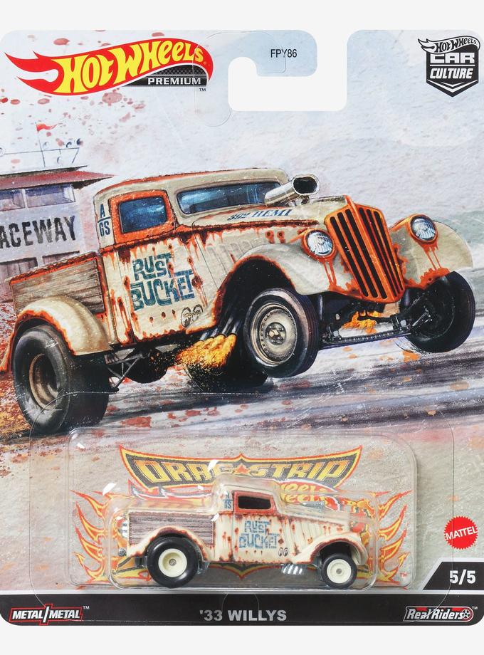 Hot Wheels Car Culture Dragstrip Demons '33 Willys Gasser Pick Up Same Day Delivery