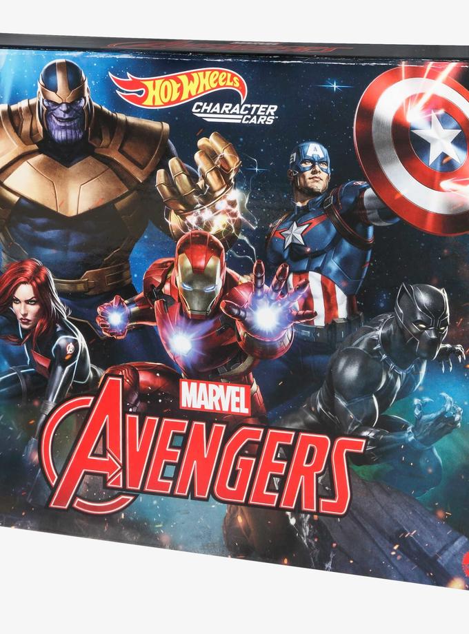 Hot Wheels Character Cars Marvel Avengers 5-Pack Free shipping