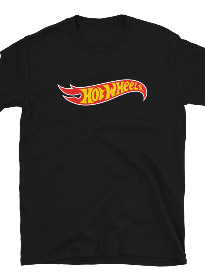 Hot Wheels Core Logo Short-Sleeve Black Unisex T-Shirt Best Price