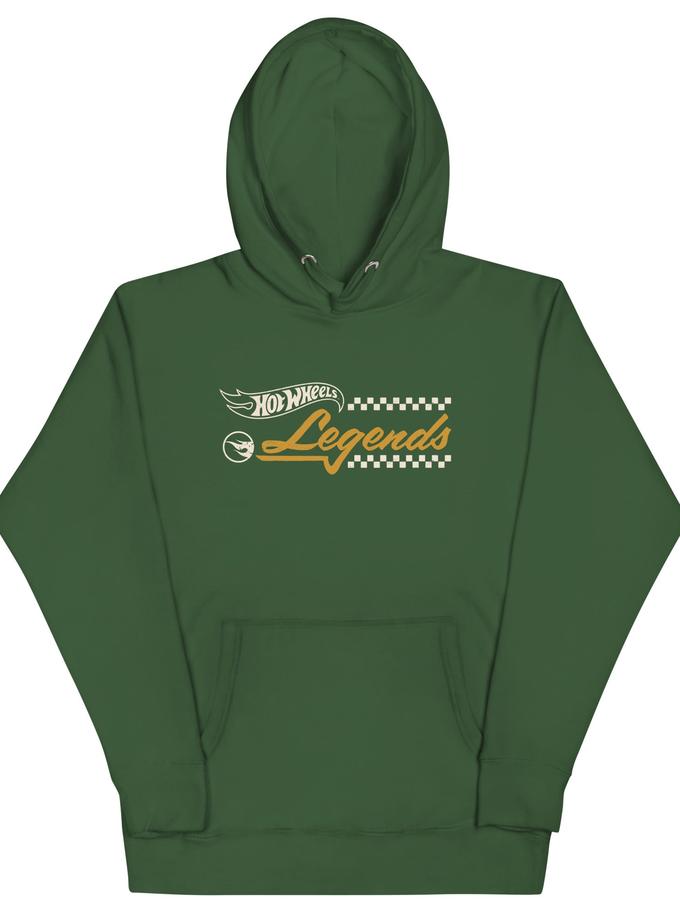 Hot Wheels Legends Green Hoodie Same Day Delivery