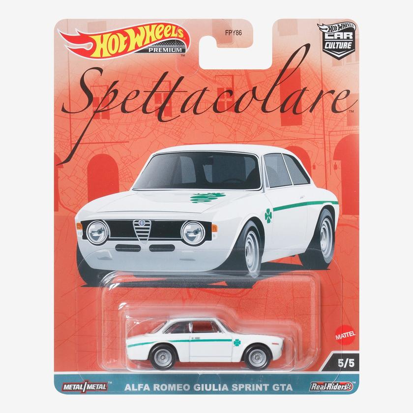 Hot Wheels Premium Car Culture Spettacolare Alfa Romeo Giulia Sprint GTA On Sale