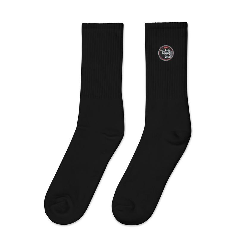 Hot Wheels Red Line Club Embroidered Socks Free shipping