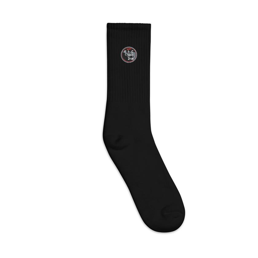 Hot Wheels Red Line Club Embroidered Socks Free shipping