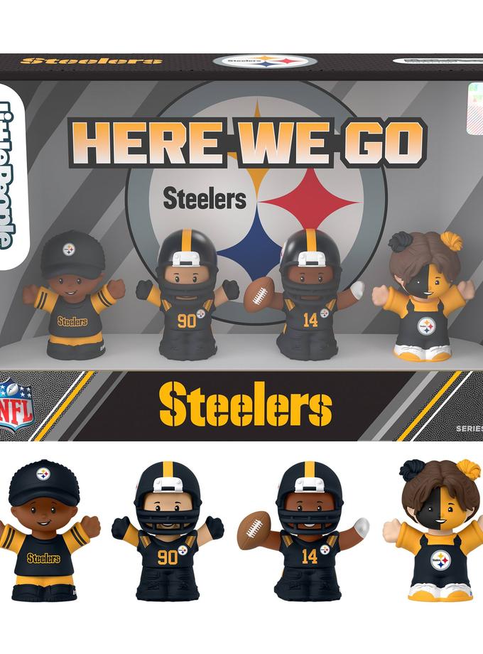 Little People Collector Pittsburgh Steelers Alternate Jersey Figure Set High Quality