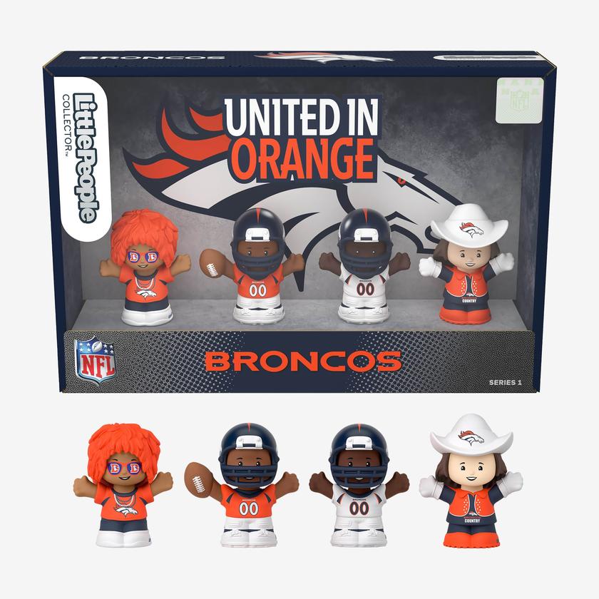 Little People Collector x NFL Denver Broncos Set Free shipping