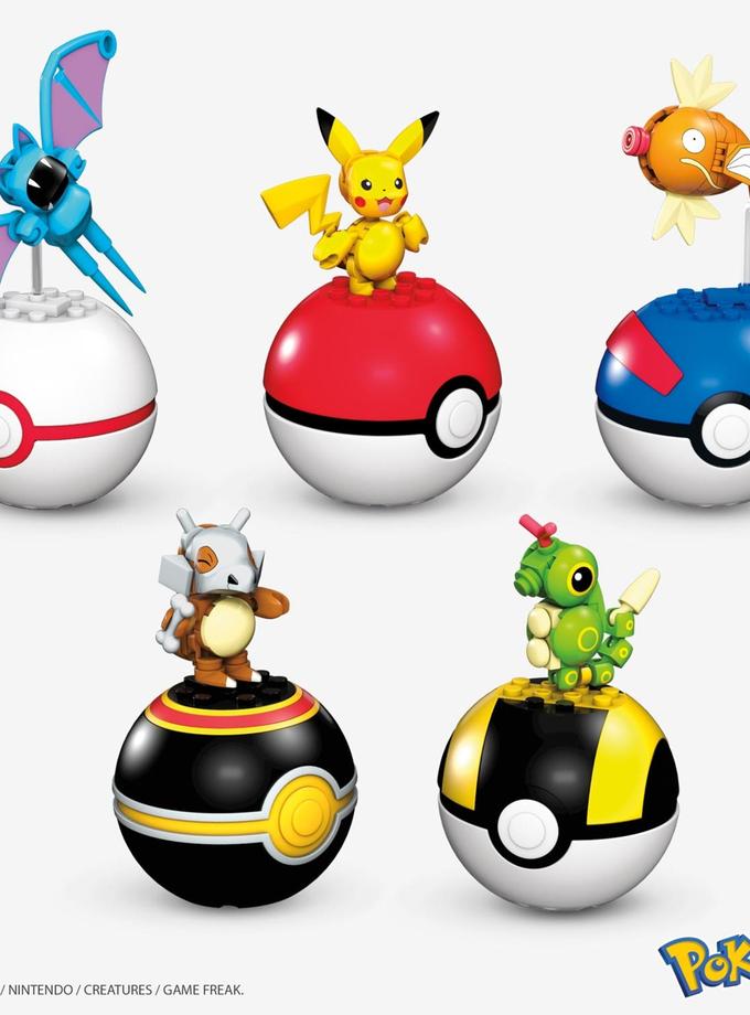 MEGA Construx Pokemon Poke Ball Bundle Free shipping