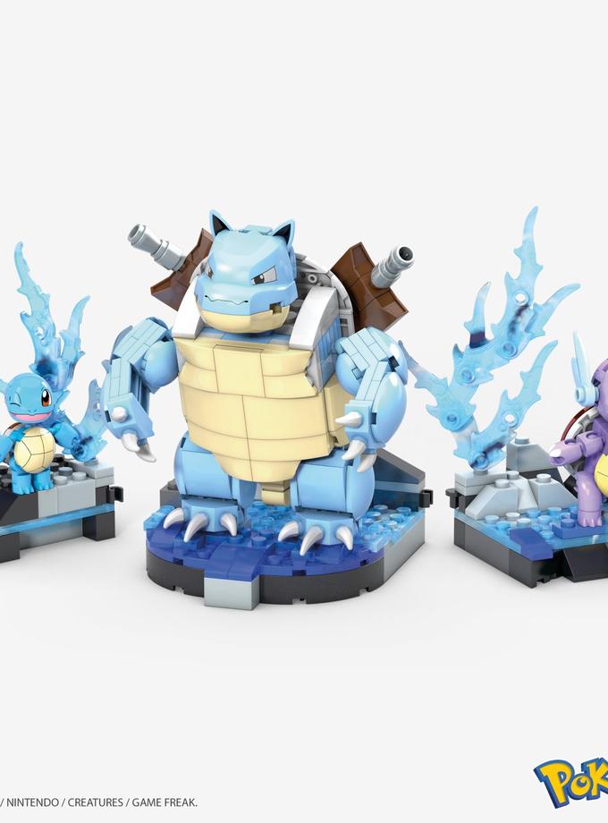 MEGA Construx Pokemon Squirtle Evolution Construction Set Same Day Delivery