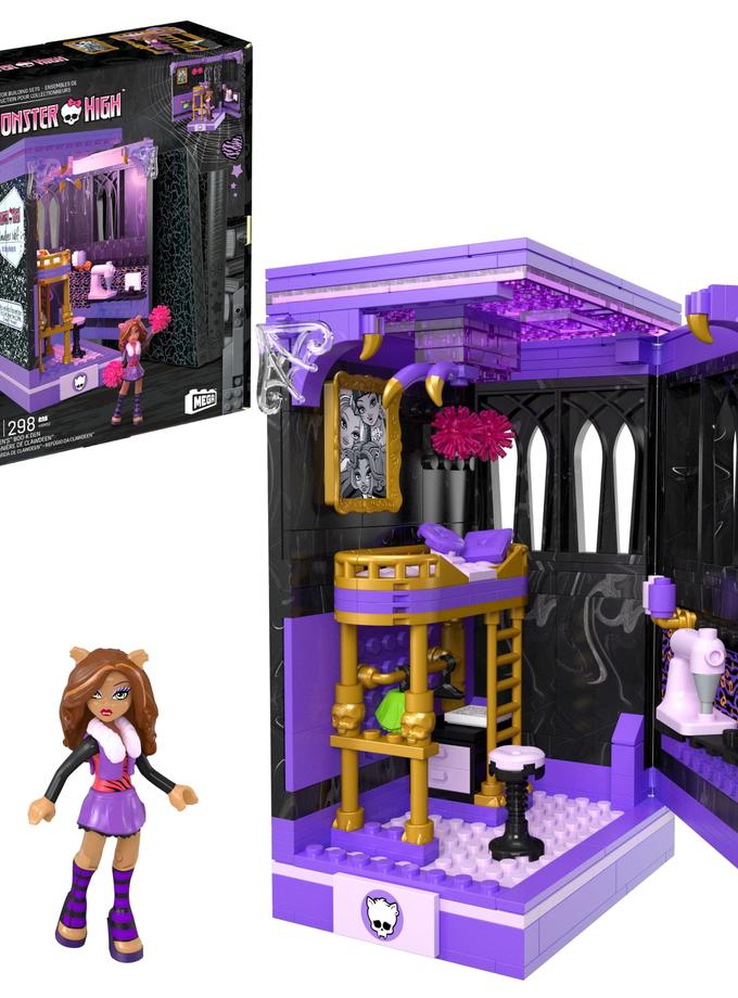 MEGA Monster High Clawdeen's Boo-k Den Building Toy Kits Same Day Delivery